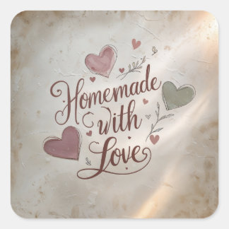Homemade with Love Sticker