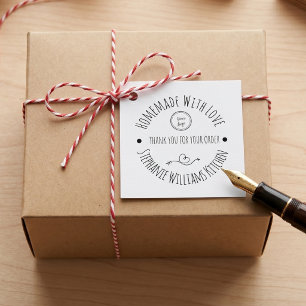 Homemade with Love Thank you for your order Favour Tags