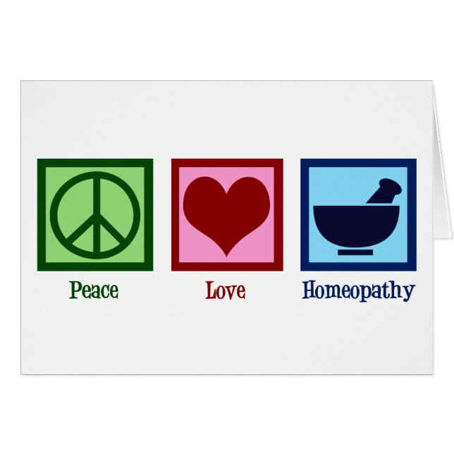 Homeopath Peace Love Homeopathy (Front Horizontal)