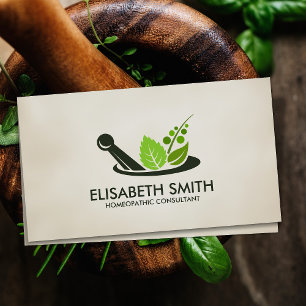 Homeopathy - Herbal Medicine Business Card