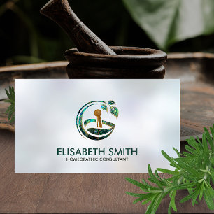 Homeopathy - Herbal Medicine -naturopath Business Card