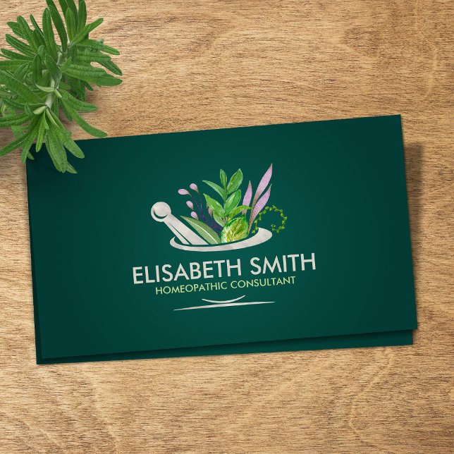 Homeopathy - Herbal Medicine - Naturopath Business Card (Creator Uploaded)