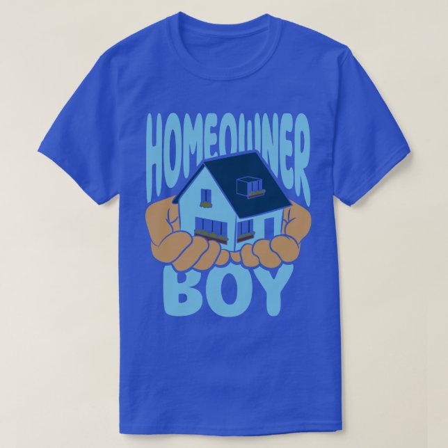 Homeowner Boy Housewarming Party  T-Shirt (Design Front)