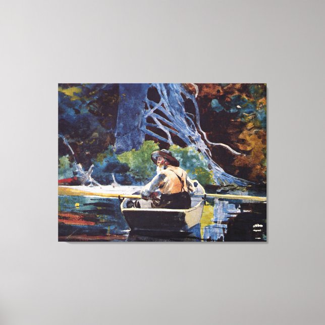 Homer - Adirondack Guide Canvas Print (Front)