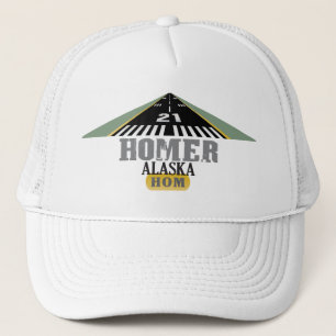 Homer Alaska - Airport Runway Trucker Hat