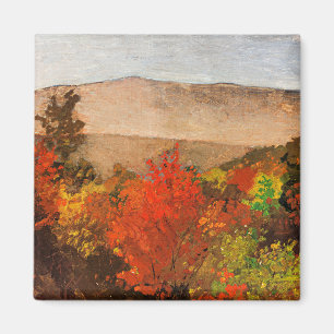 Homer - Autumn Treetops, famous painting Magnet
