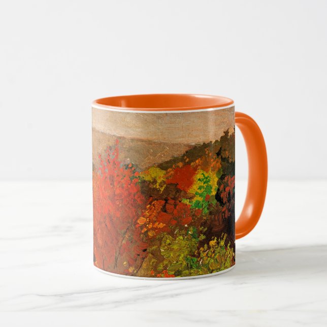 Homer - Autumn Treetops, famous painting Mug (Front Right)