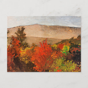 Homer - Autumn Treetops, famous painting Postcard