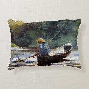 Homer - Boy Fishing Decorative Cushion