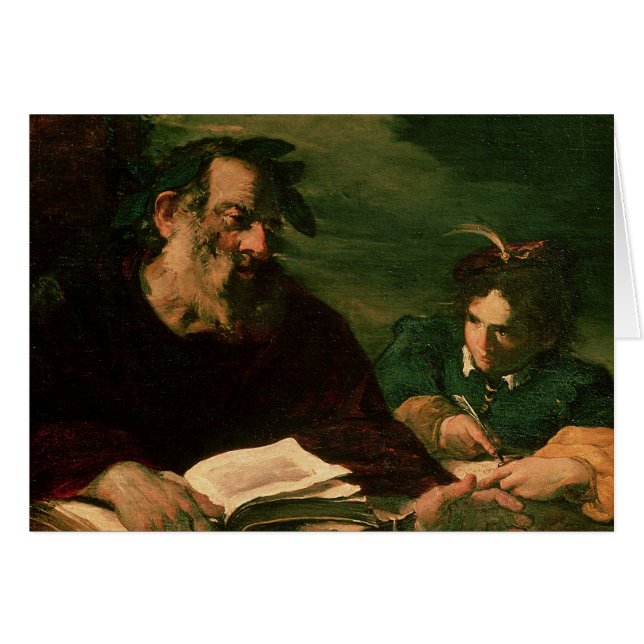 Homer Dictating his Poem (Front Horizontal)