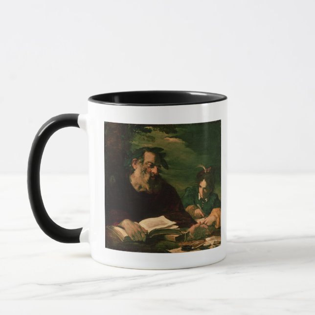 Homer Dictating his Poem Mug (Left)