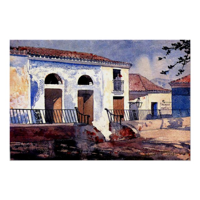 Homer - House, Santiago, Cuba Poster (Front)