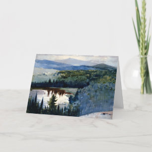 Homer - Indian Village, Adirondacks, Card