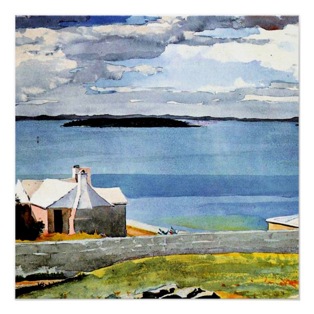 Homer - Inland Water, Bermuda, Poster (Front)