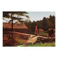 Homer - Old Mill, famous painting,