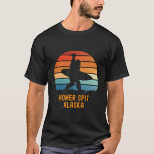 Homer Spit - Alaska Sasquatch Souvenir T-Shirt