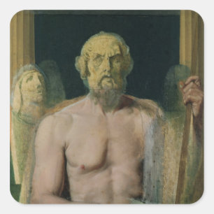 Homer Square Sticker