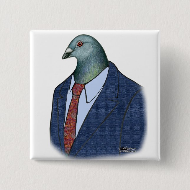 Homer Suit 15 Cm Square Badge (Front)