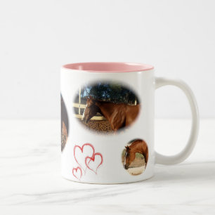 Homer the horse Two-Tone coffee mug