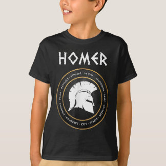 Homer The Iliad And Odyssey Heroes Of The Trojan W T-Shirt