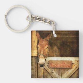 Homer the Mule key chain