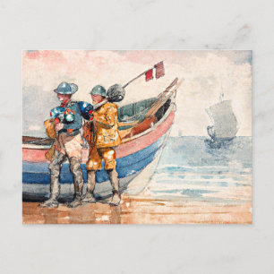 Homer - The Return, fine art, Postcard