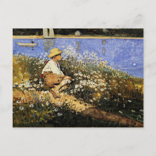 Homer - Watching the Harbour Postcard