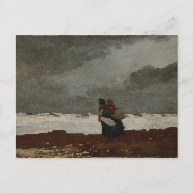 Homer Winslow Art Work Postcard (Front)