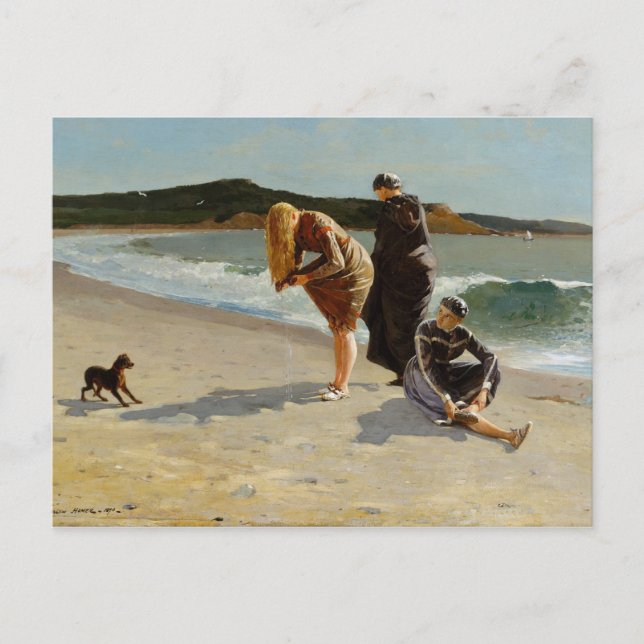 Homer Winslow Art Work Postcard (Front)