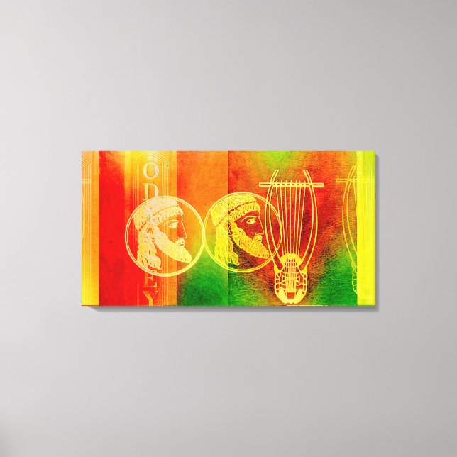 Homer's Odyssey Wrapped Canvas Print (Front)