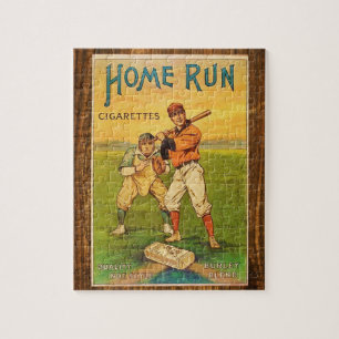 Homerun Cigarettes Baseball Vintage Jigsaw Puzzle