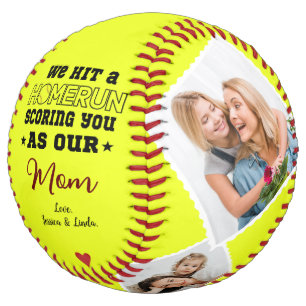 Homerun Mum Mother's Day Custom Photo from Kids Softball
