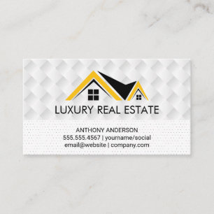 Homes Icon    Weave Pattern   Polka Dot Pattern Business Card