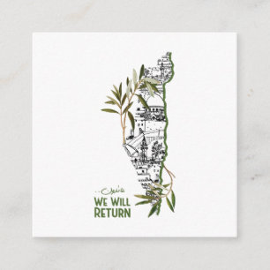Homes Within the Map, Embraced by Olive Branches Enclosure Card