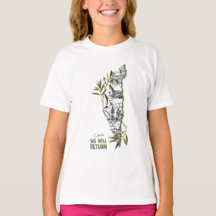 Homes Within the Map, Embraced by Olive Branches T-Shirt