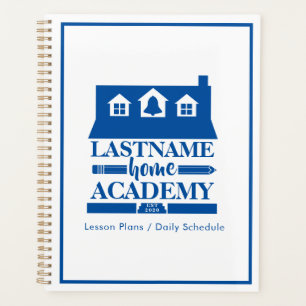 Homeschool Academy Blue House Lesson Plans Planner