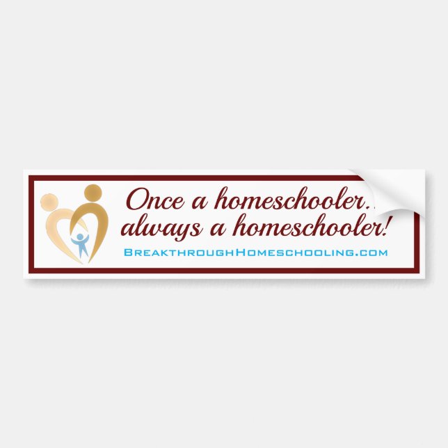 Homeschool Bumper Sticker (Front)