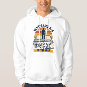 Homeschool Dad Teacher Of The Year Vintage Shirt D