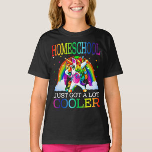 Homeschool Just Got A Lot Cooler Unicorn T-Shirt
