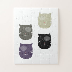 Homeschool Learning C Cute Cat Jigsaw Puzzle