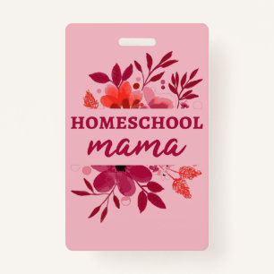 Homeschool Mama I ID Badge