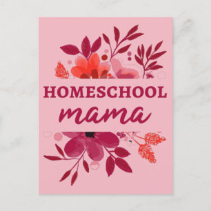 Homeschool Mama I Postcard