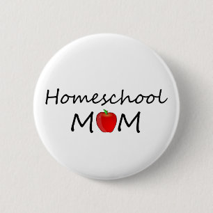 Homeschool Mum Button