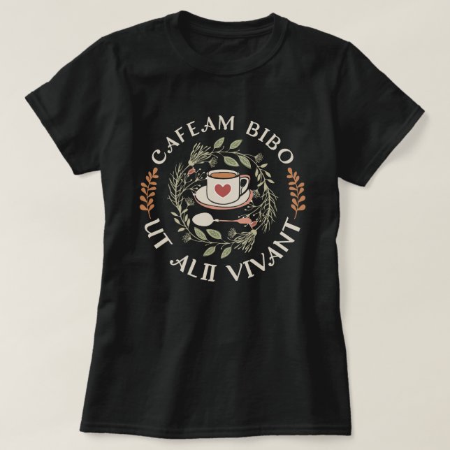 Homeschool Mum Coffee Lovers CC Tutor CC Director T-Shirt (Design Front)