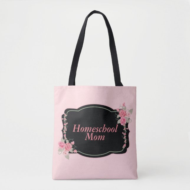 Homeschool Mum Glamour Tote Bag (Front)