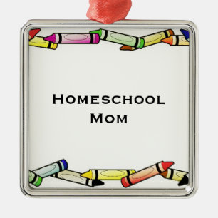 Homeschool Mum Metal Tree Decoration