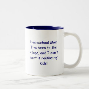 Homeschool Mum Two-Tone Coffee Mug