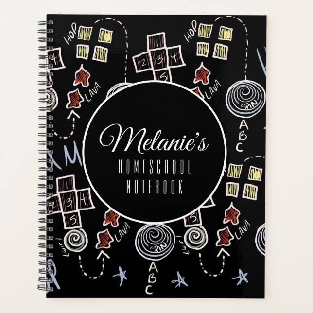 Homeschool Playing Outside Child Like Doodles Planner (Front)