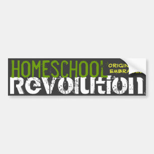 Homeschool Revolution - Originality Embraced Bumper Sticker