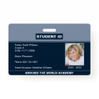 Homeschool Student ID Badge Blue